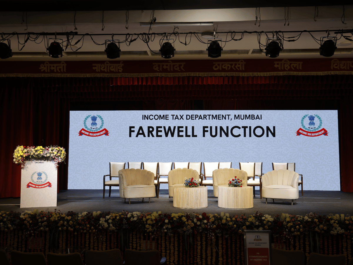 Income Tax Dept Farewell Function — Government event by Prosetup Events