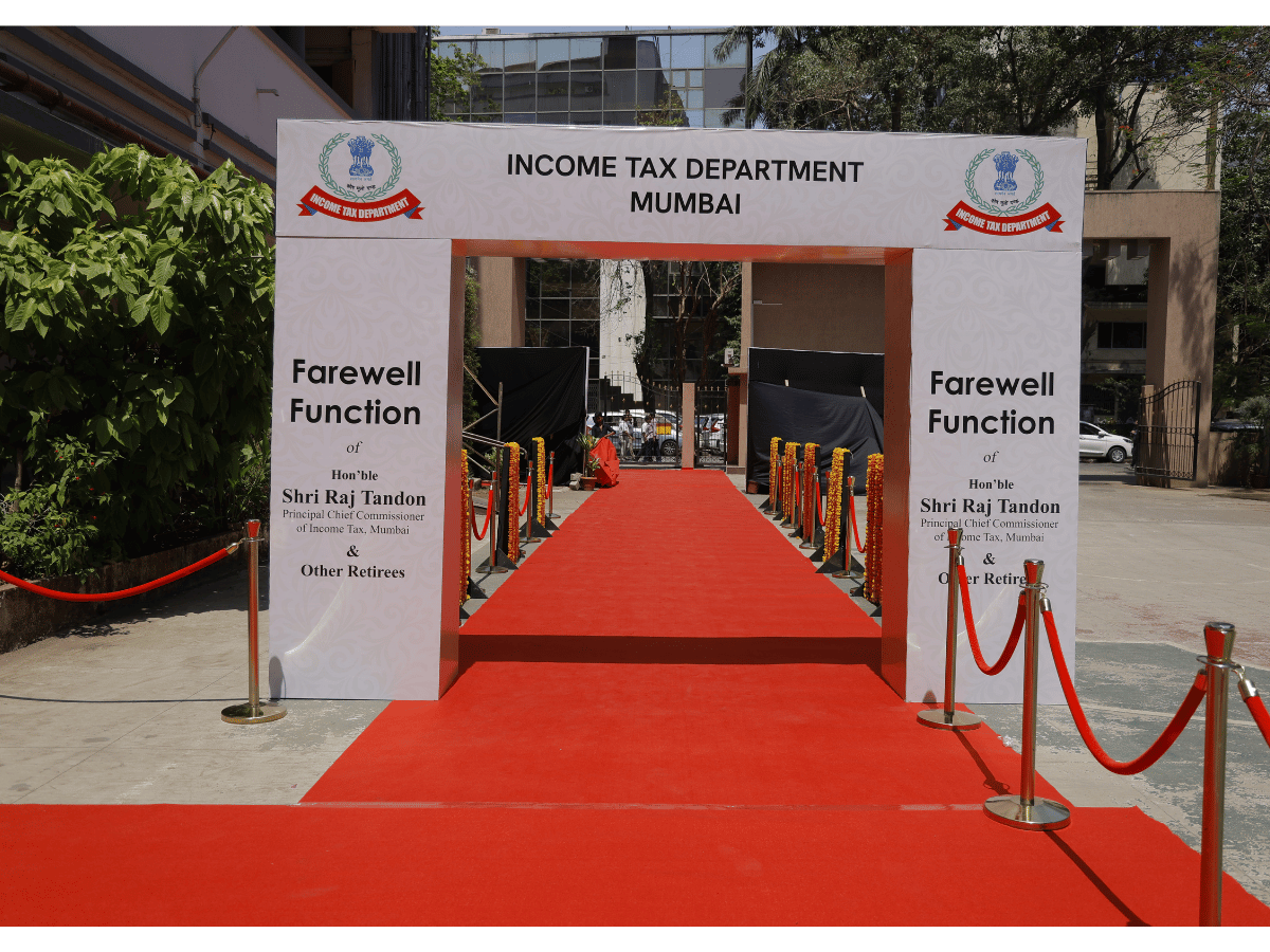 Farewell Red-Carpet Entrance — Government Event by Prosetup Events, Mumbai